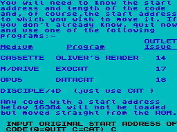 Screen from Codeshifter