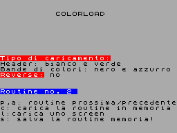 Screen from Colorload