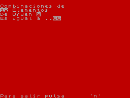 Screen from Combinaciones