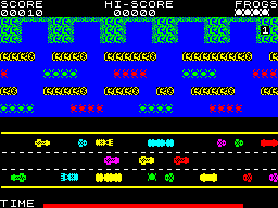 Screen from Comecocos + Froggy