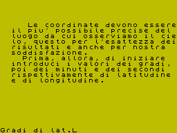 Screen from Cometa di Halley