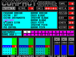 Screen from Compact Editor