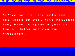 Screen from The Complete Guide to Medicine