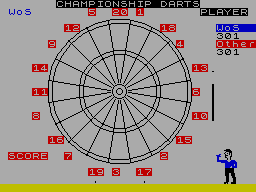 Screen from Computer Darts