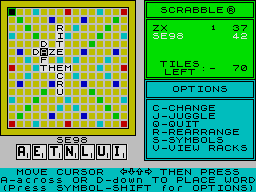 Screen from Computer Scrabble