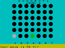 Screen from Connect 4