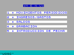 Screen from Contab. Dom