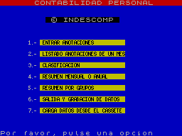 Screen from Contabilidad