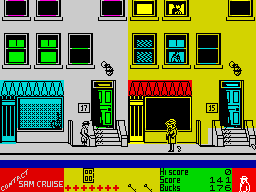 Screen from Contact Sam Cruise