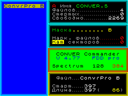 Screen from Conver Commander