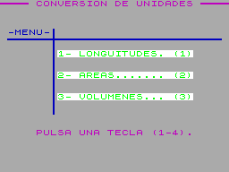 Screen from Conversion de Unidades