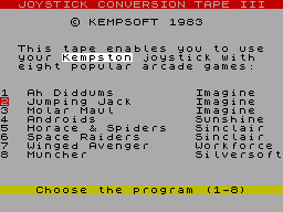 Screen from Conversion Tape III