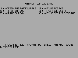 Screen from Conversor