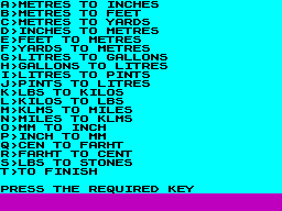 Screen from Convertall!