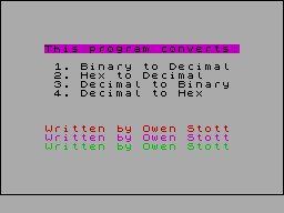 Screen from Converter