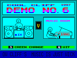 Screen from Cool Cliff Demo Number 6