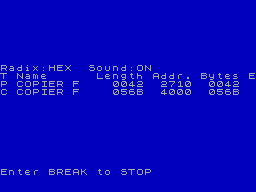 Screen from Copier FM3