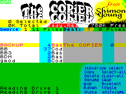 Screen from The Copier
