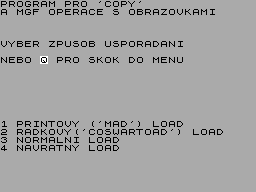 Screen from Copier