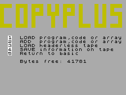 Screen from Copy-Plus