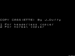 Screen from Copy Cass(ette)