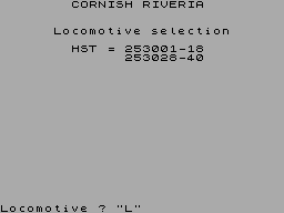 Screen from Cornish Riviera