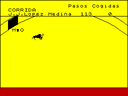 Screen from La Corrida