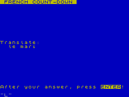 Screen from Countdown