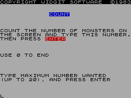 Screen from Counting