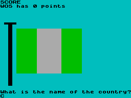 Screen from Countries and Capitals