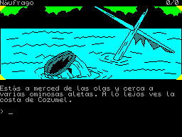 Screen from Cozumel