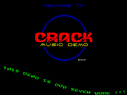 Screen from Crack Music Demo