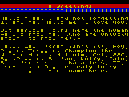 Screen from Crappest Demo