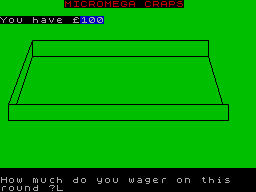 Screen from Craps