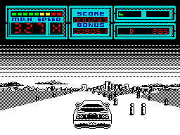 Screen from Crazy Cars II
