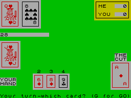 Screen from Cribbage