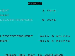 Screen from Cricket Coach