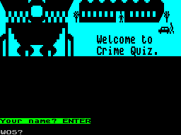 Screen from Crime Quiz