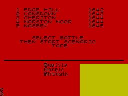 Screen from Cromwell at War 1642-1645