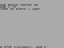 Screen from Crossnumber 1