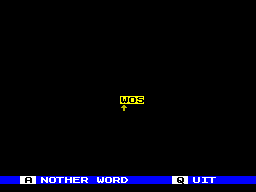 Screen from Crossword Help
