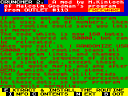 Screen from Cruncher 2