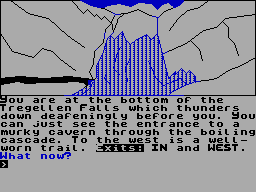 Screen from The Crystal Cavern