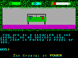 Screen from The Crystal of Power