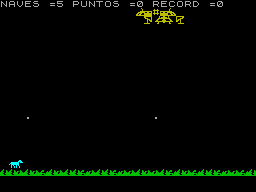 Screen from Los Cuatreros del Espacio