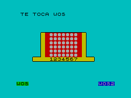 Screen from Las Cuatro en Raya