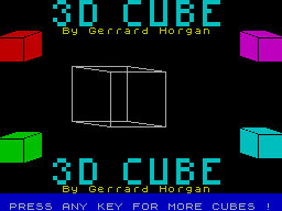 Screen from 3D Cube