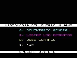 Screen from Cuerpo Humano
