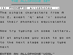 Screen from Currah MicroSpeech