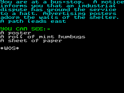 Screen from Curse of Calutha